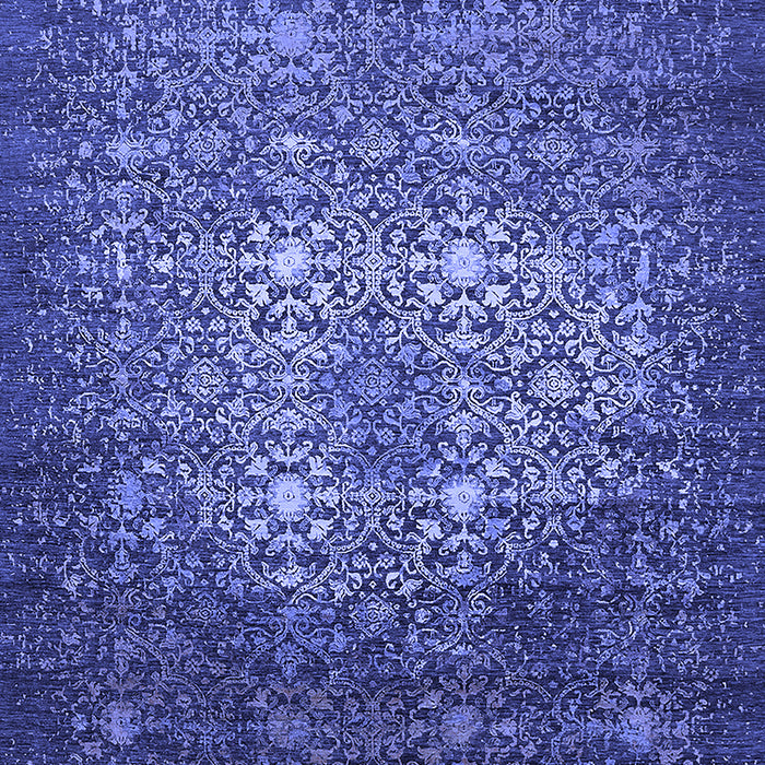 Oriental Blue Industrial Rug, urb2581blu