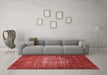 Industrial Red Washable Rugs