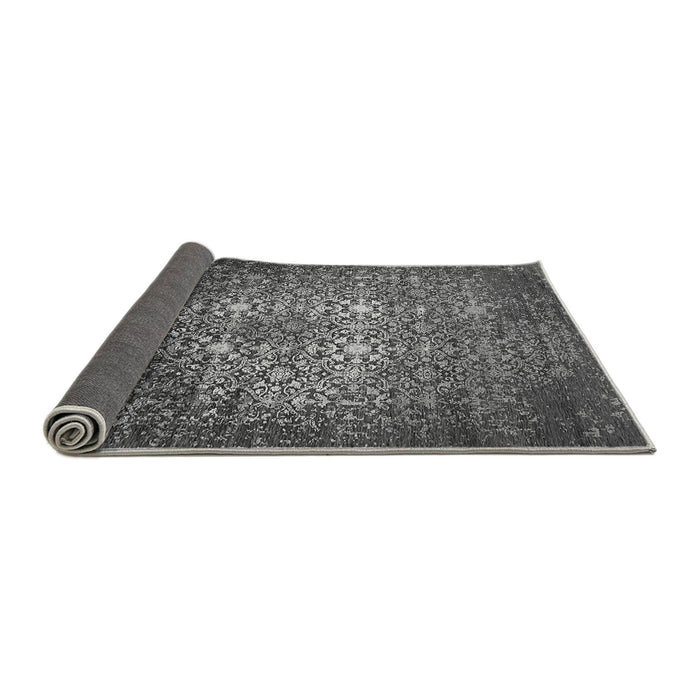 Sideview of Oriental Gray Industrial Rug, urb2581gry