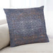 Lifestyle Image of Mid-Century Modern Urban Square Dark Slate Blue Throw Pillow, 18 inch by 18 inch, pwurb2581