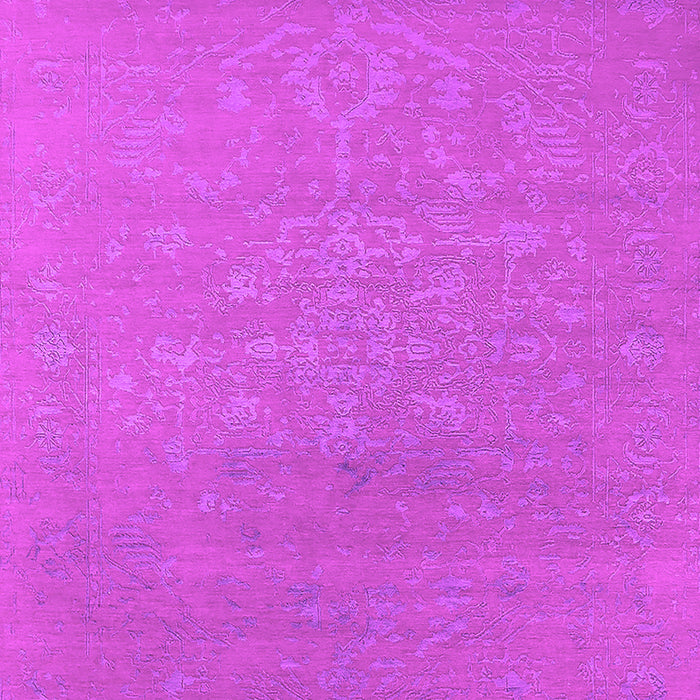 Machine Washable Oriental Pink Industrial Rug, wshurb2582pnk