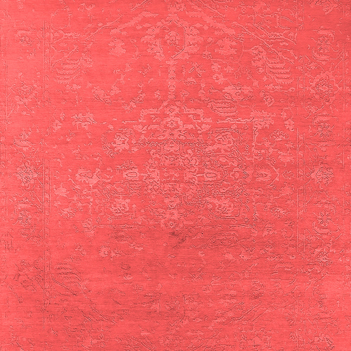 Machine Washable Oriental Red Industrial Rug, wshurb2582red