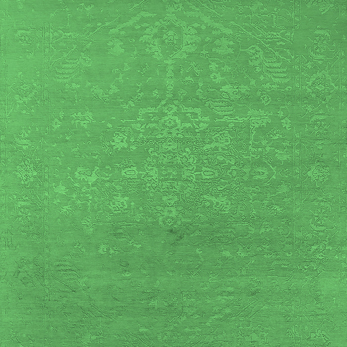 Oriental Emerald Green Industrial Rug, urb2582emgrn