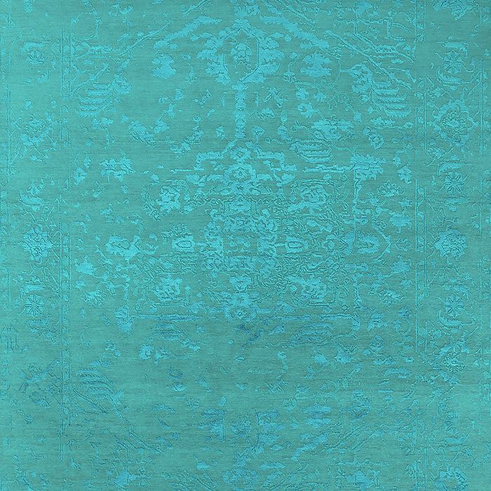 Oriental Turquoise Industrial Rug, urb2582turq