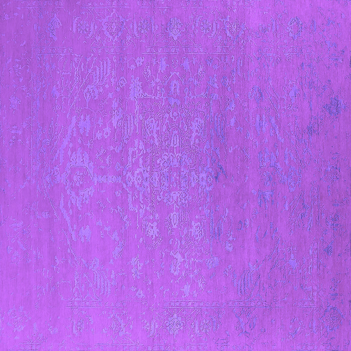 Square Oriental Purple Industrial Rug, urb2582pur