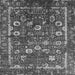 Square Oriental Gray Industrial Rug, urb2583gry