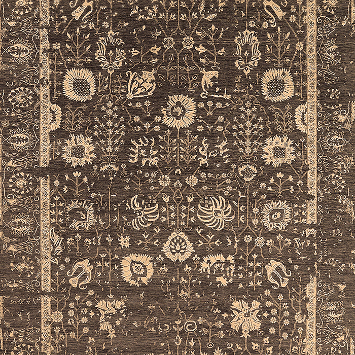 Oriental Brown Industrial Rug, urb2583brn