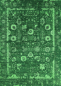 Oriental Green Industrial Rug, urb2583grn