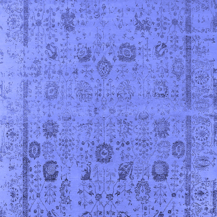 Oriental Blue Industrial Rug, urb2584blu