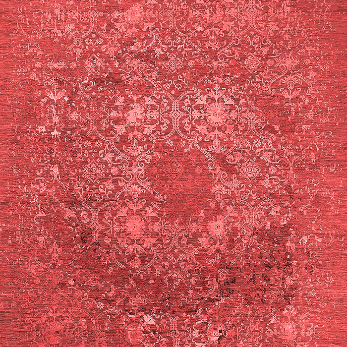 Machine Washable Oriental Red Industrial Rug, wshurb2585red