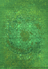 Oriental Green Industrial Rug, urb2585grn