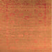 Square Oriental Orange Industrial Rug, urb2586org