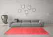 Industrial Red Washable Rugs