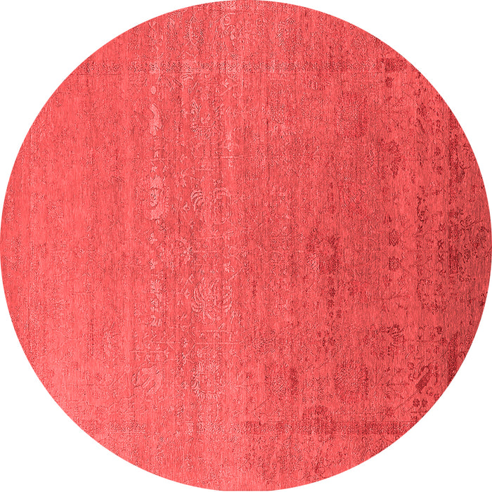 Machine Washable Oriental Red Industrial Rug, wshurb2586red