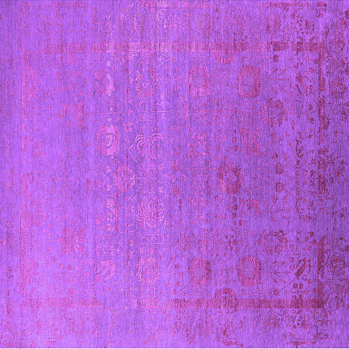 Square Oriental Purple Industrial Rug, urb2586pur