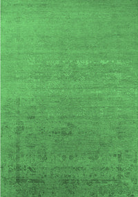 Oriental Emerald Green Industrial Rug, urb2586emgrn