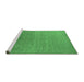 Sideview of Machine Washable Oriental Emerald Green Industrial Area Rugs, wshurb2586emgrn