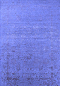 Oriental Blue Industrial Rug, urb2586blu