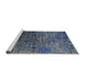 Sideview of Machine Washable Industrial Modern Denim Dark Blue Rug, wshurb2587