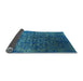 Sideview of Oriental Light Blue Industrial Rug, urb2587lblu