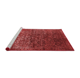 Industrial Red Washable Rugs
