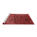 Industrial Red Washable Rugs