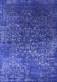 Oriental Blue Industrial Rug, urb2587blu