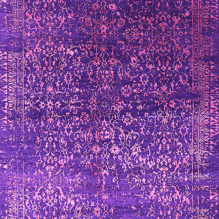 Machine Washable Oriental Pink Industrial Rug, wshurb2587pnk