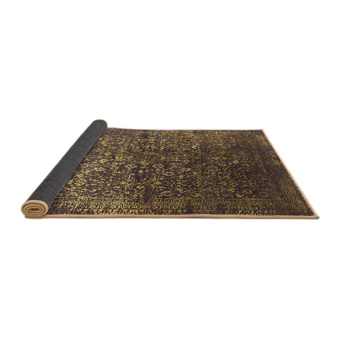 Sideview of Oriental Brown Industrial Rug, urb2587brn