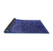 Sideview of Oriental Blue Industrial Rug, urb2587blu