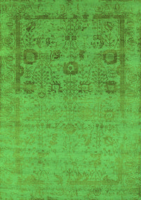 Oriental Green Industrial Rug, urb2588grn