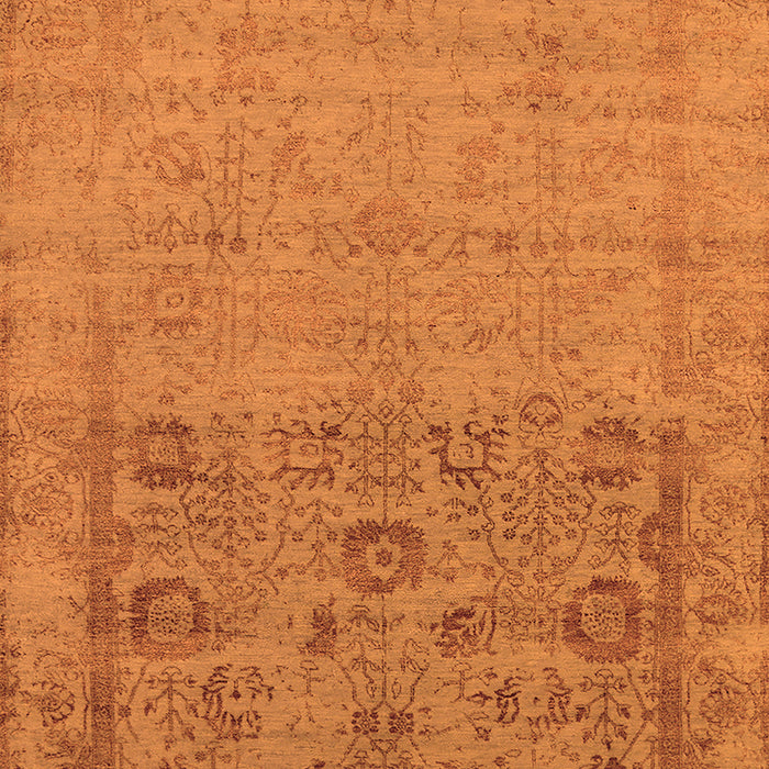 Oriental Orange Industrial Rug, urb2588org