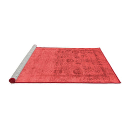 Industrial Red Washable Rugs
