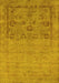 Oriental Yellow Industrial Rug, urb2588yw