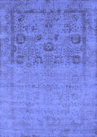 Oriental Blue Industrial Rug, urb2588blu