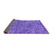 Sideview of Oriental Purple Industrial Rug, urb2589pur