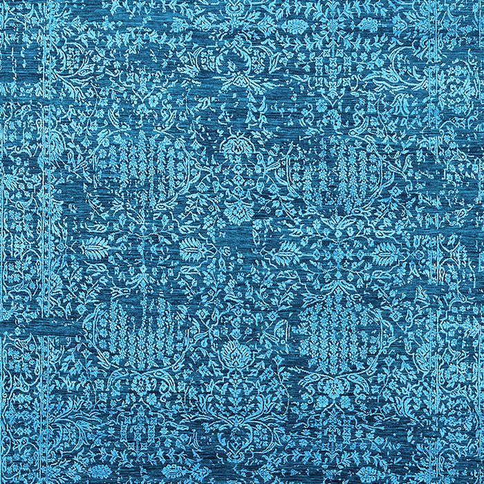 Oriental Light Blue Industrial Rug, urb2589lblu