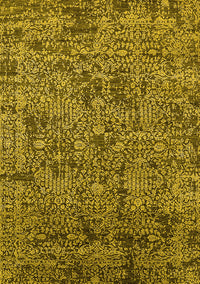 Oriental Yellow Industrial Rug, urb2589yw