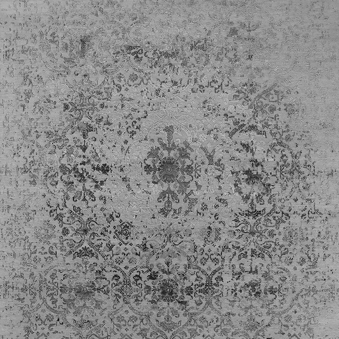 Machine Washable Oriental Gray Industrial Rug, wshurb2590gry