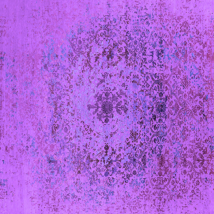 Square Oriental Purple Industrial Rug, urb2590pur