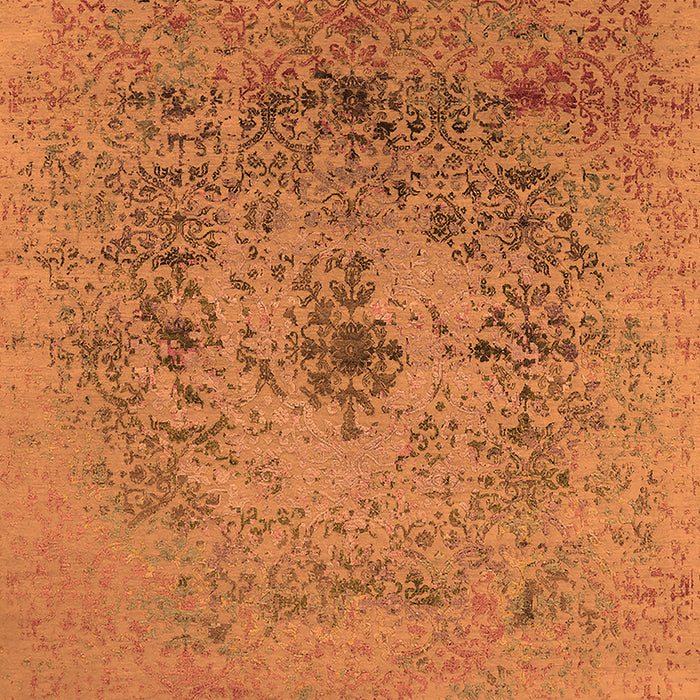 Oriental Orange Industrial Rug, urb2590org