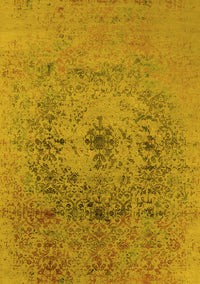 Oriental Yellow Industrial Rug, urb2590yw