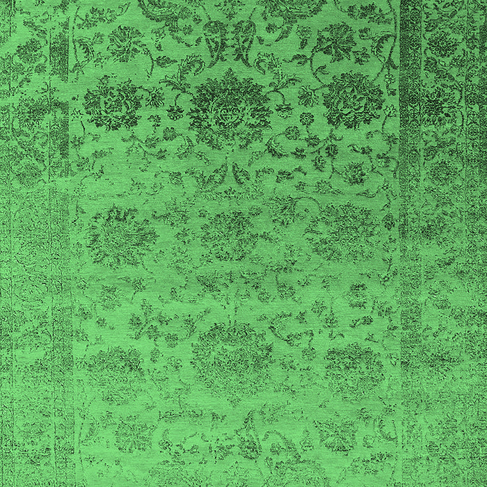 Oriental Emerald Green Industrial Rug, urb2591emgrn