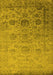 Oriental Yellow Industrial Rug, urb2591yw