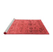 Industrial Red Washable Rugs