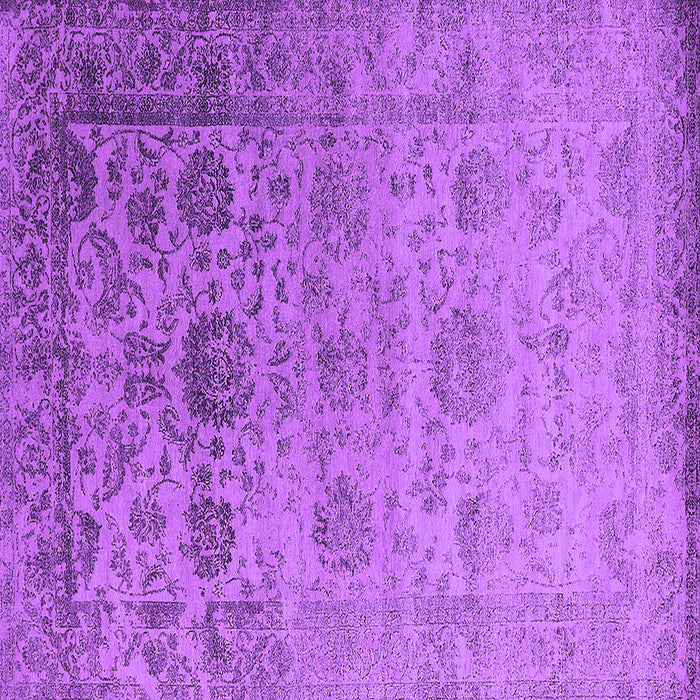 Square Oriental Purple Industrial Rug, urb2591pur