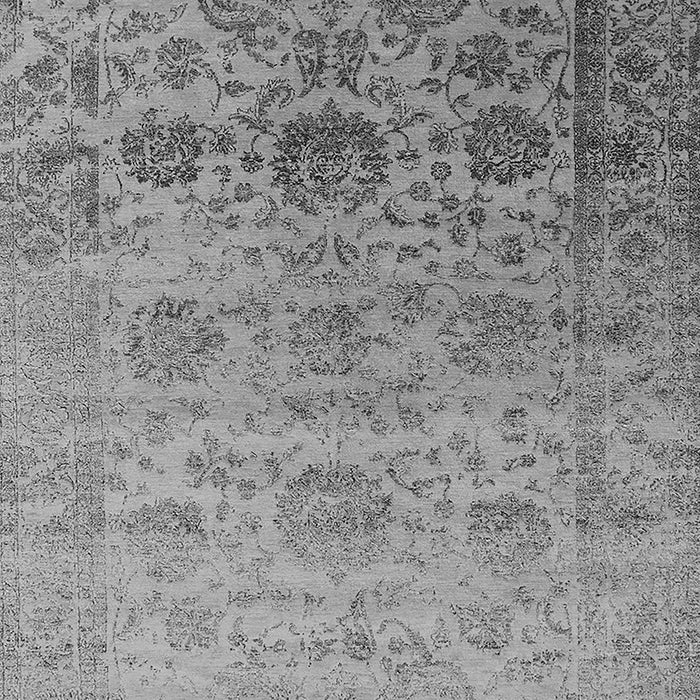 Machine Washable Oriental Gray Industrial Rug, wshurb2591gry