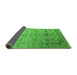 Sideview of Oriental Green Industrial Rug, urb2591grn