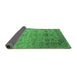 Sideview of Oriental Emerald Green Industrial Rug, urb2591emgrn