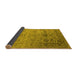 Sideview of Oriental Yellow Industrial Rug, urb2591yw